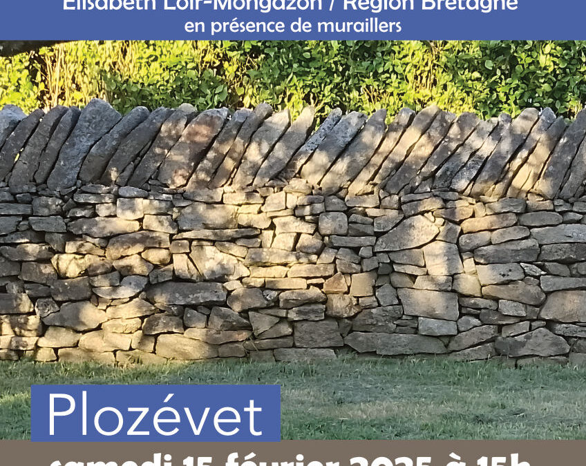 Conférence : Pierres sèches (et pas si sèches) en Bretagne