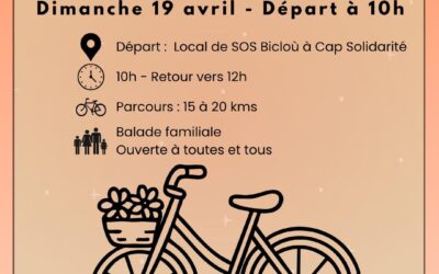 Balade à vélo dimanche 19 avril