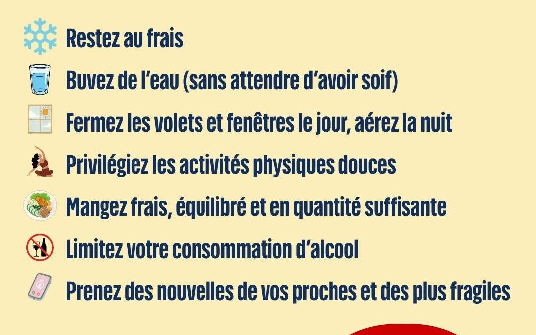 Le Finistère placé en vigilance orange canicule