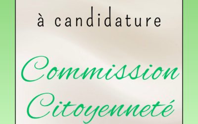 Commission citoyenneté : appel à candidatures
