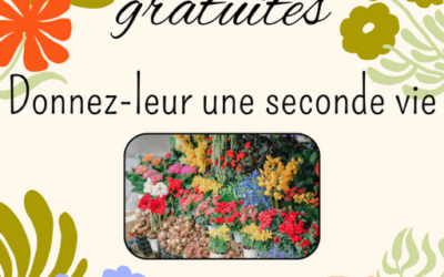 On redonne ne seconde vie aux fleurs
