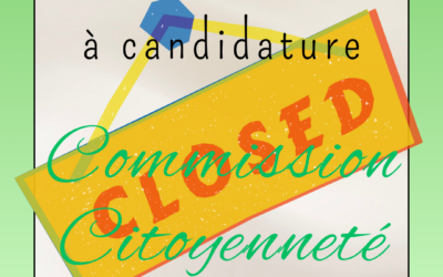 Commission citoyenne : inscriptions closes