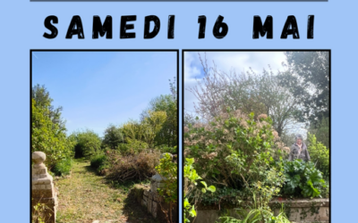 Appel à bénévoles : nouvelle après-midi de chantier participatif au jardin Le Bail