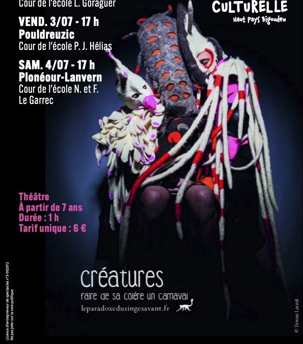 Le spectacle « Créatures » en tournée