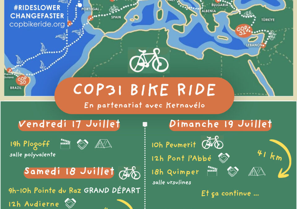 La COP Bike Ride passe près de chez vous !